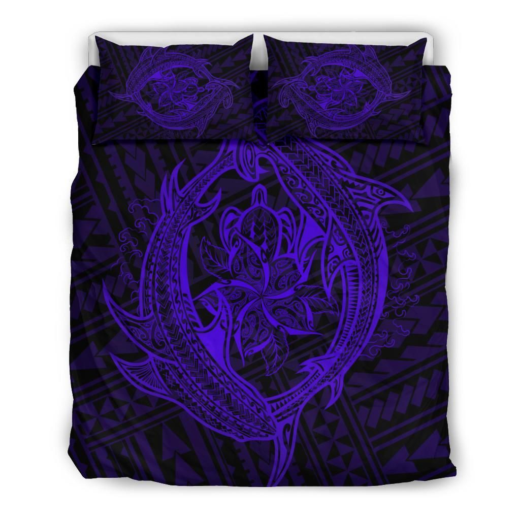 Hawaiian Hammerhead Shark Yin Yang Bedding Set