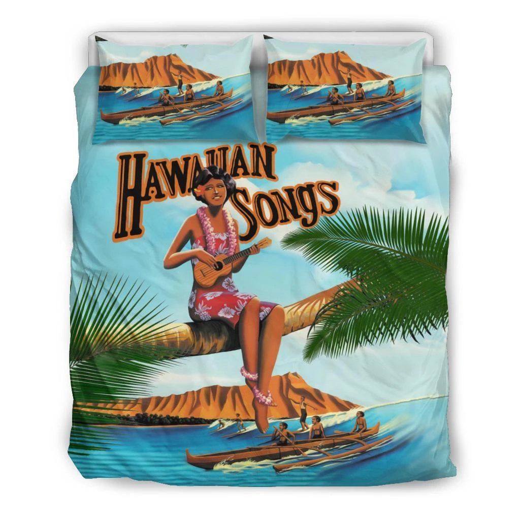 Hawaiian Hula Aboriginal Song Bedding Set
