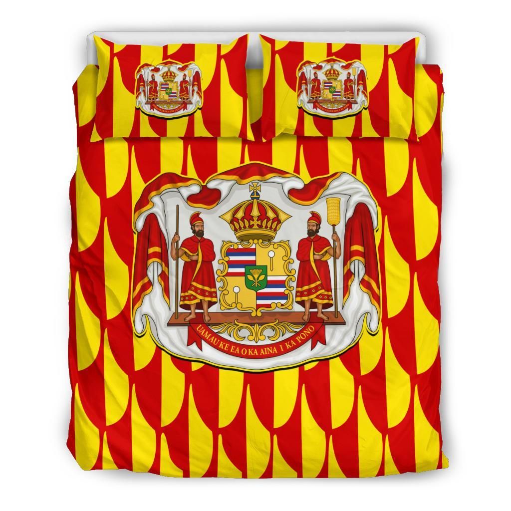 Hawaiian Kingdom State Motto Flag Polynesian Bedding Set