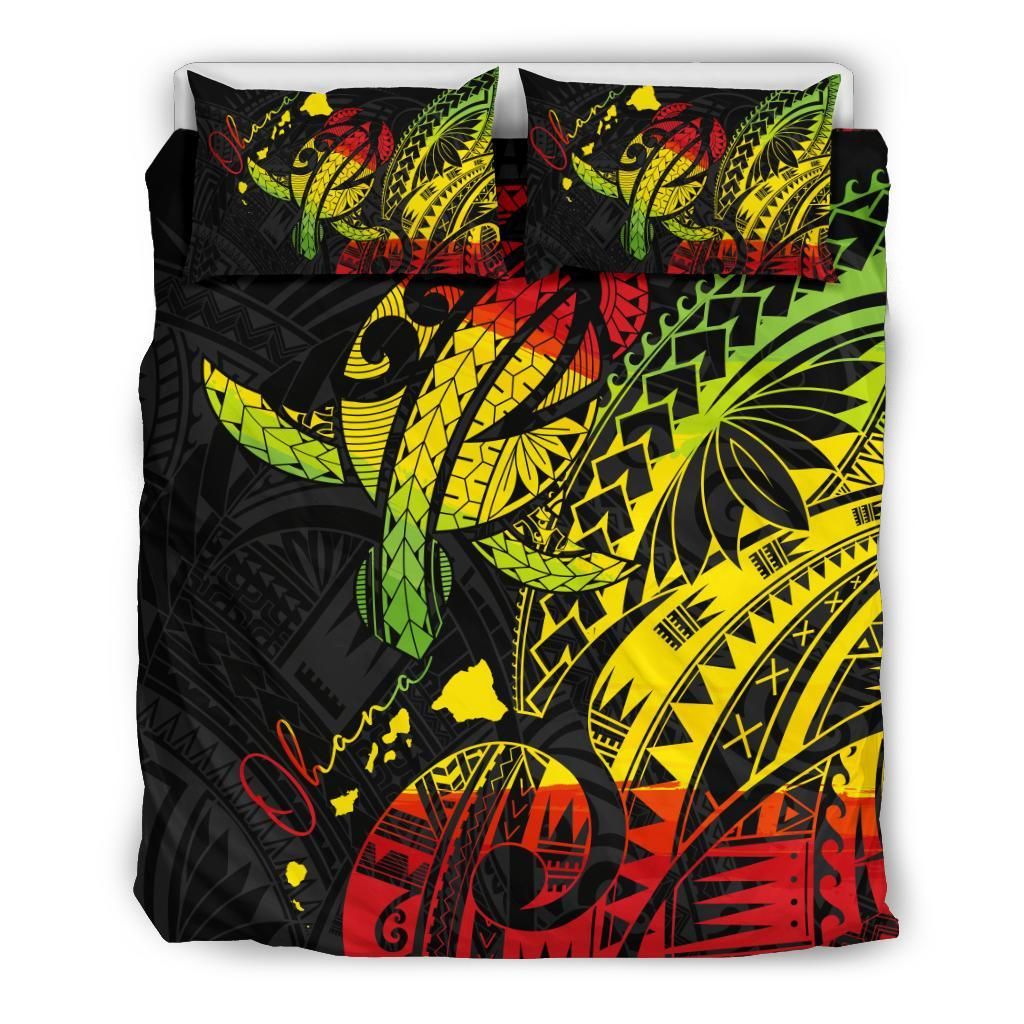 Hawaiian Ohana Reggae Turtle Bedding Set