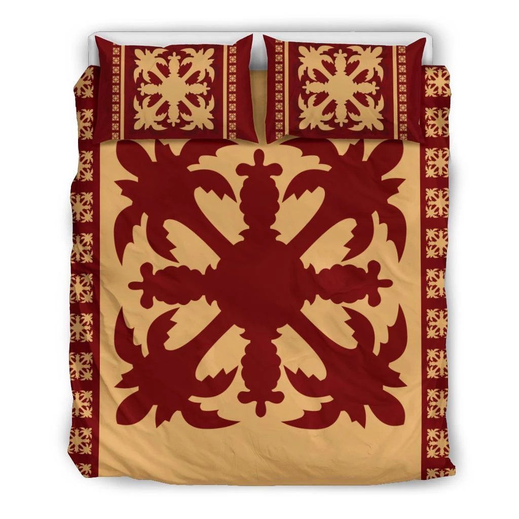 Hawaiian Pattern Coconut Lovely Bedding Set
