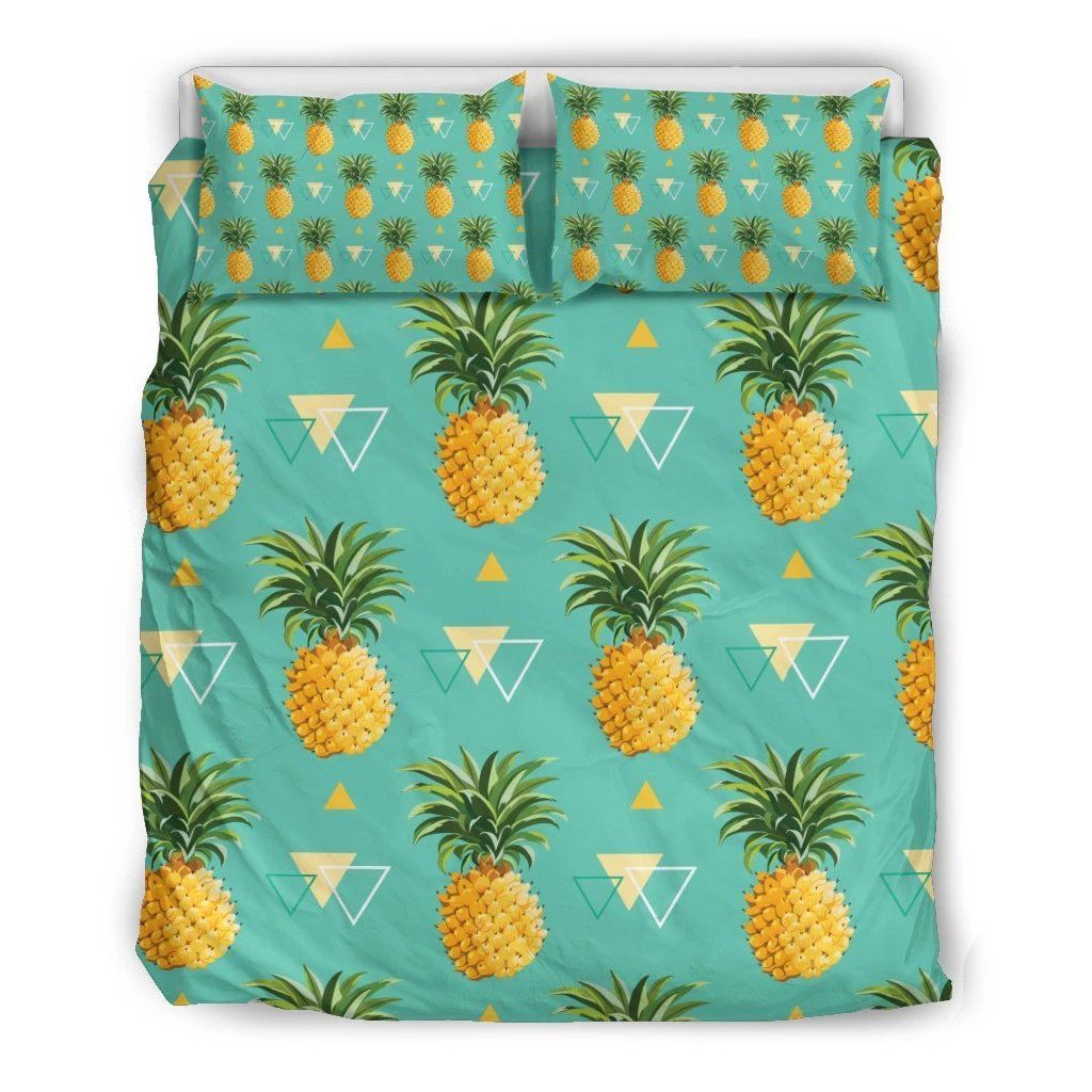 Hawaiian Pineapple Polynesian Triangle Bedding Set
