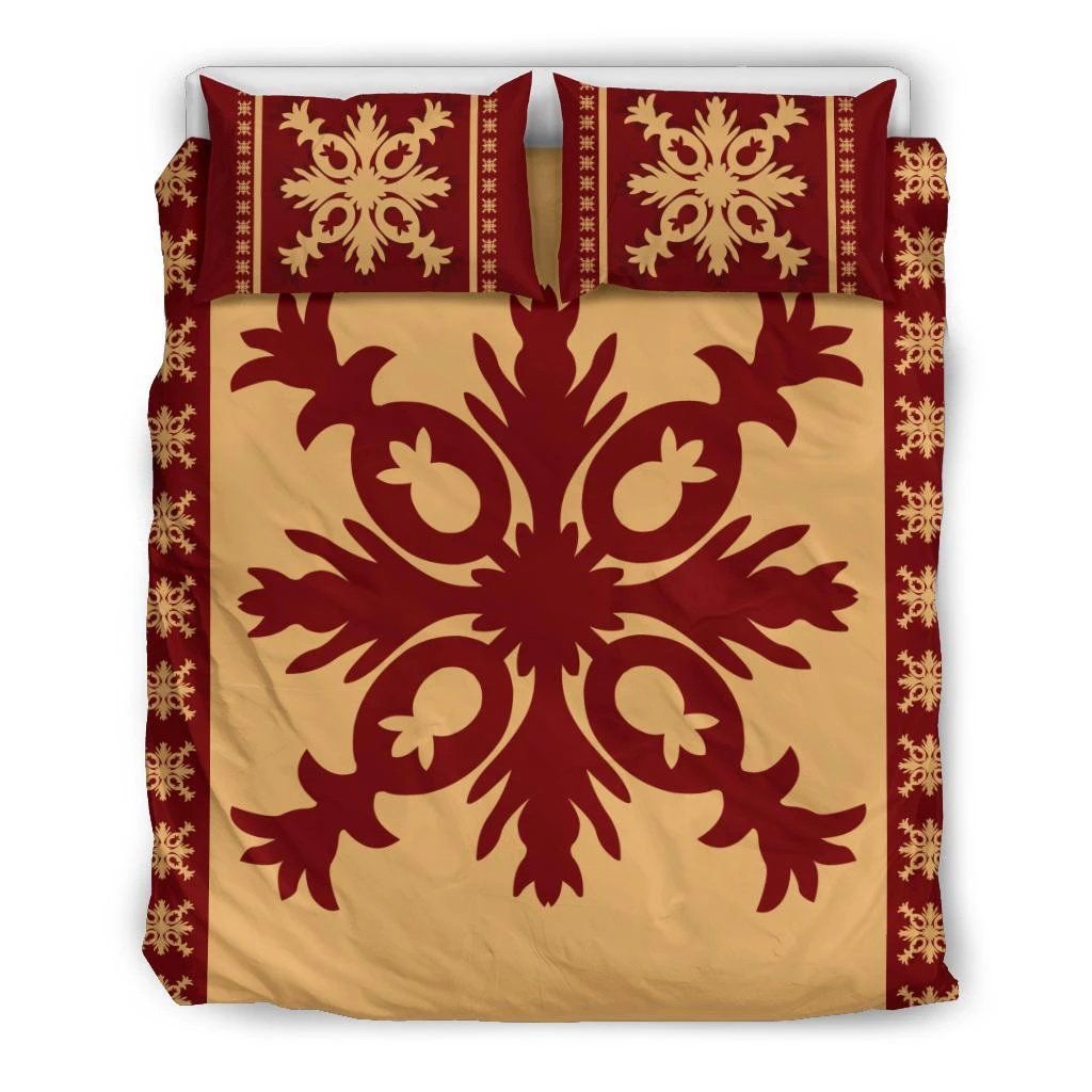 Hawaiian Quilt Pattern Pineaple Nice Bedding Set