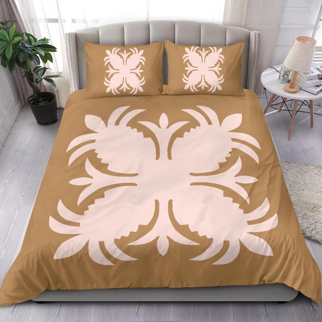 Hawaiian Royal Pattern Gold Style Bedding Set