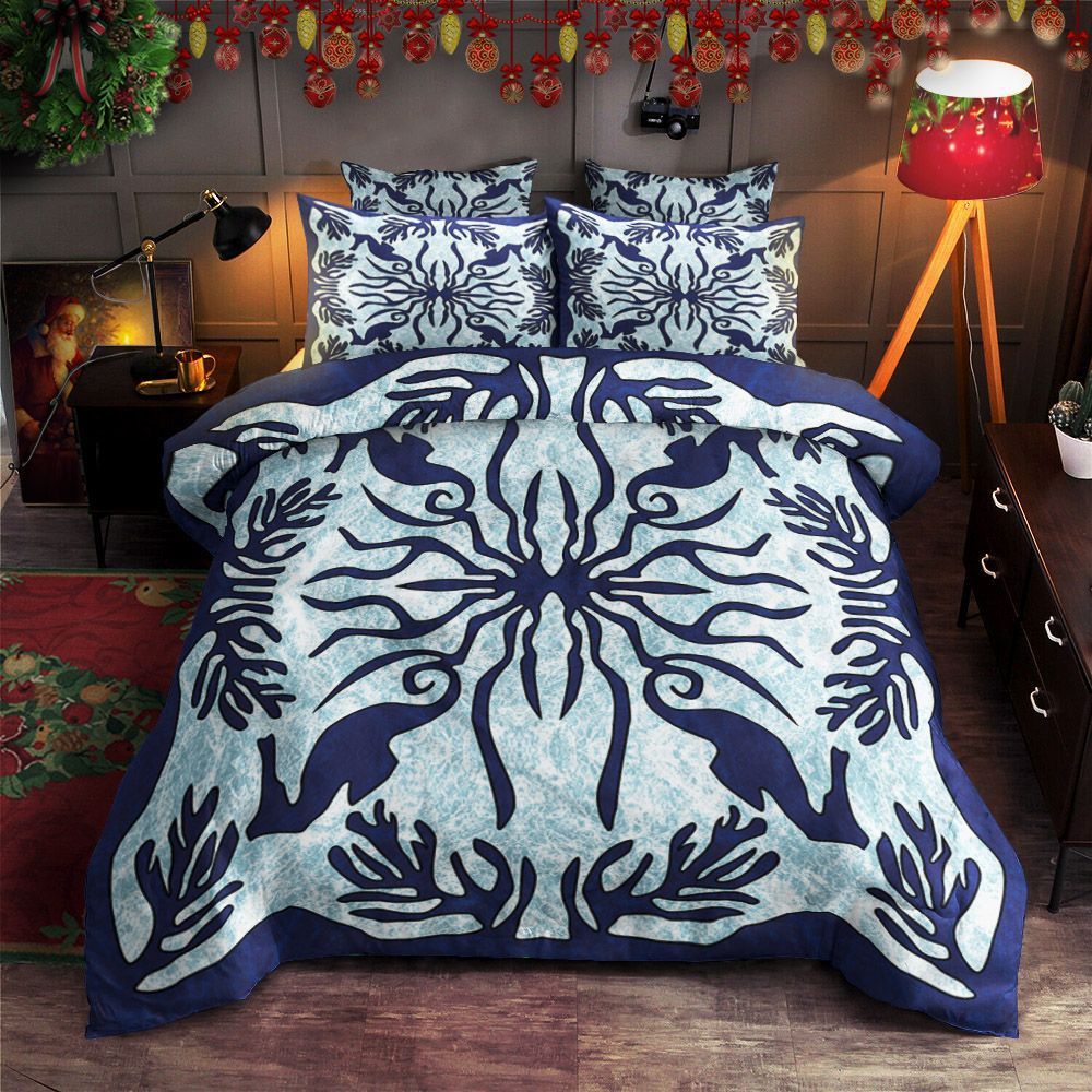 Hawaiian Seahorse Bedding Set