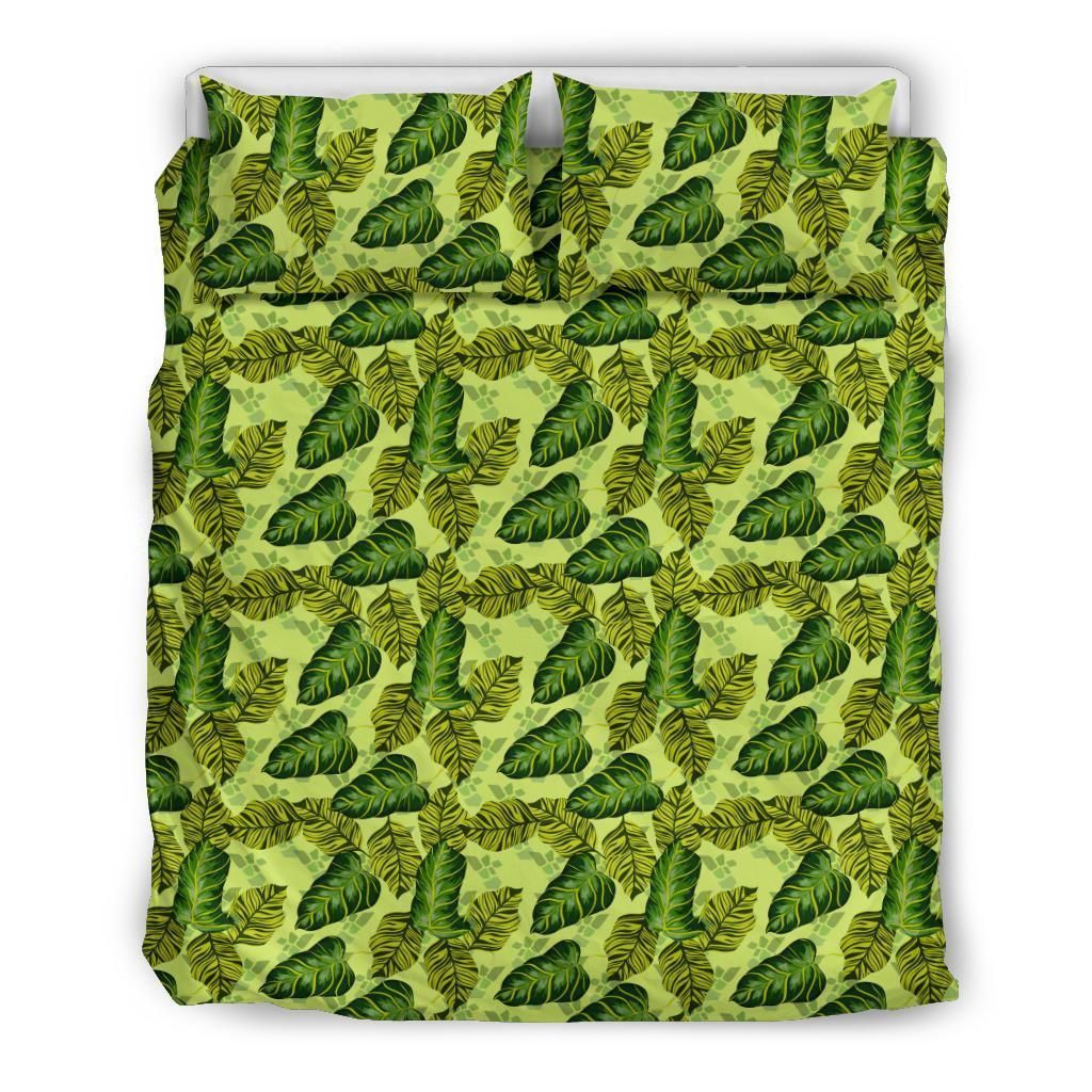 Hawaiian Tropical Leaf Polynesian Bedding Set