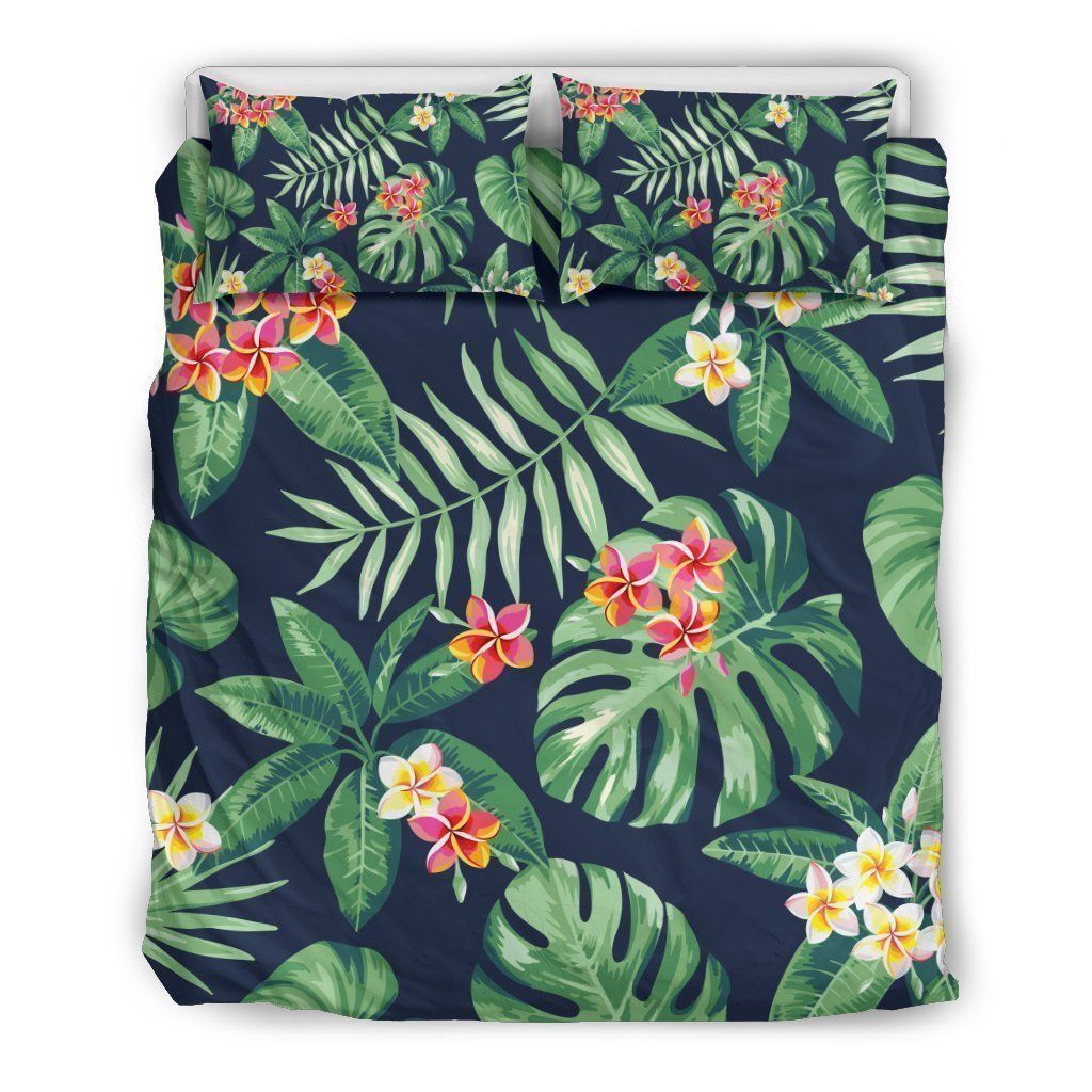 Hawaiian Tropical Leaves Bedding Set