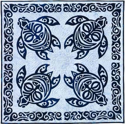 Hawaiian Turtle CLA1210236Q Quilt Blanket