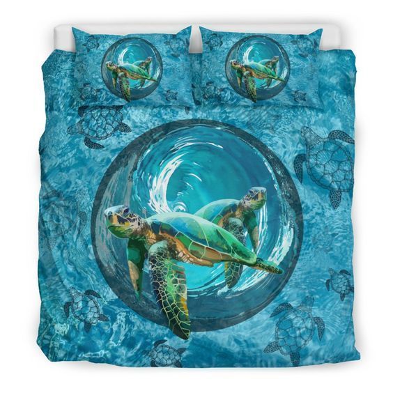 Hawaiian Turtle Bedding Set