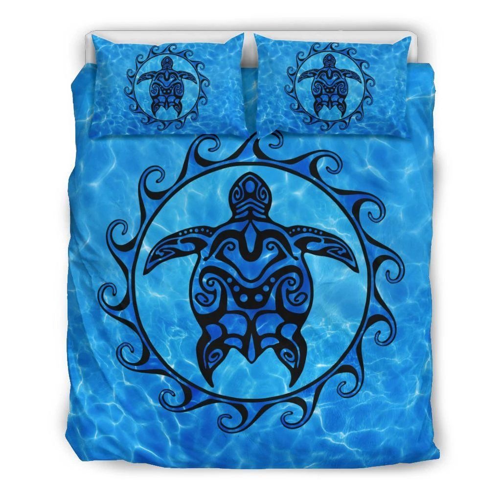 Hawaiian Turtle Polynesia Under The Sea Bedding Set