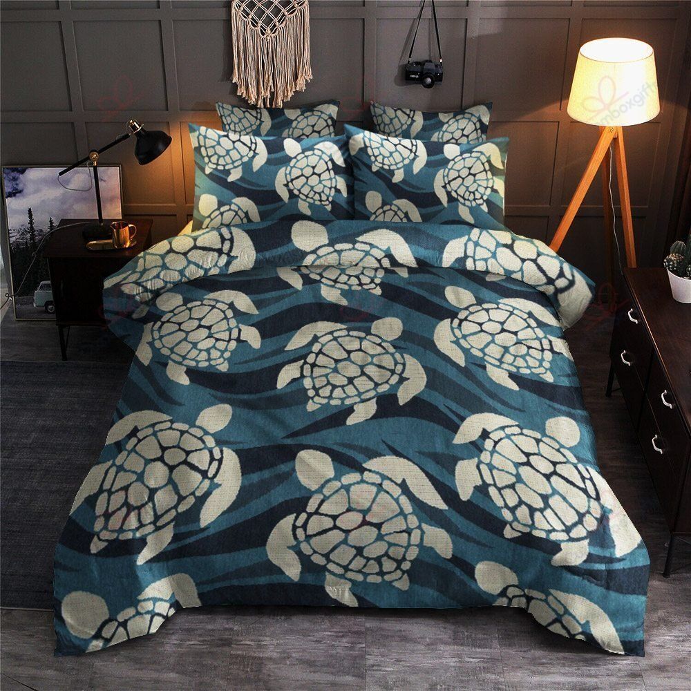 Hawaiian Turtle Printed Bedding Set
