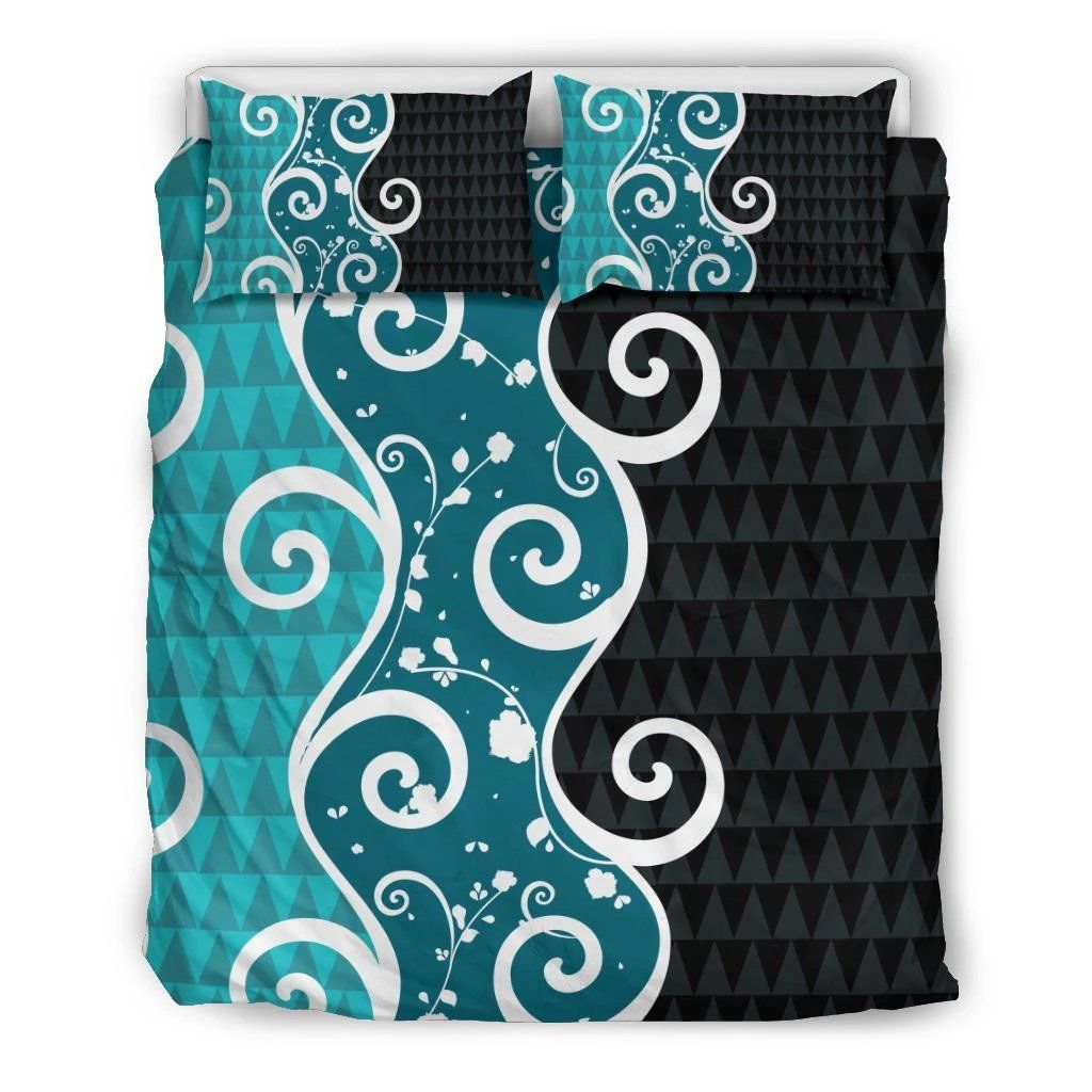 Hawaiian Wave Polynesian Bedding Set