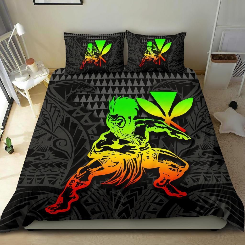 Hawaiihawaiian Warriors Bedding Set