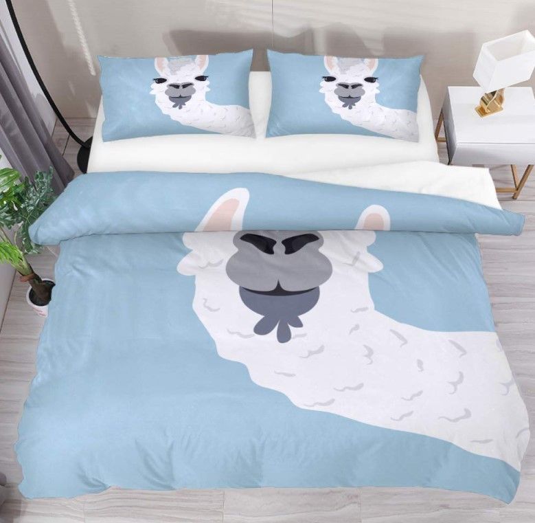 Head Llama Bedding Set