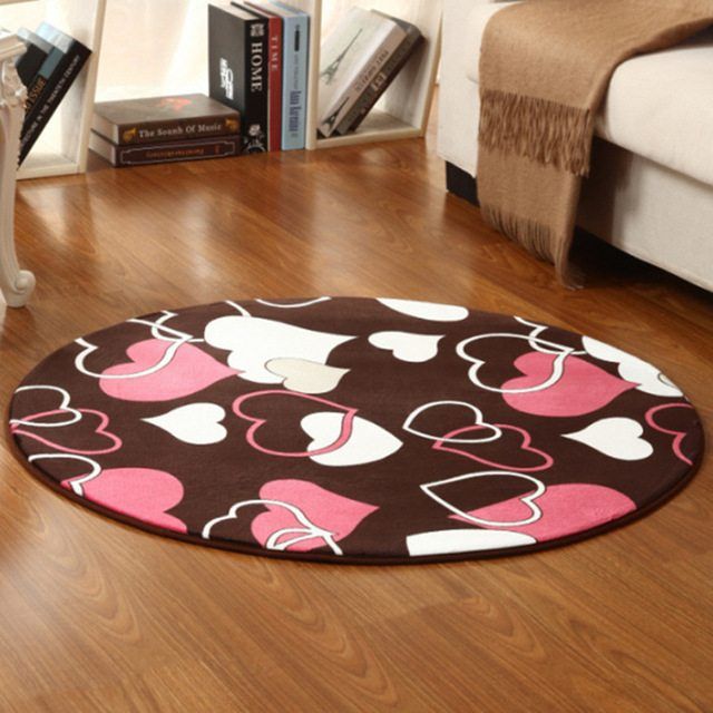 Heart Round Carpet
