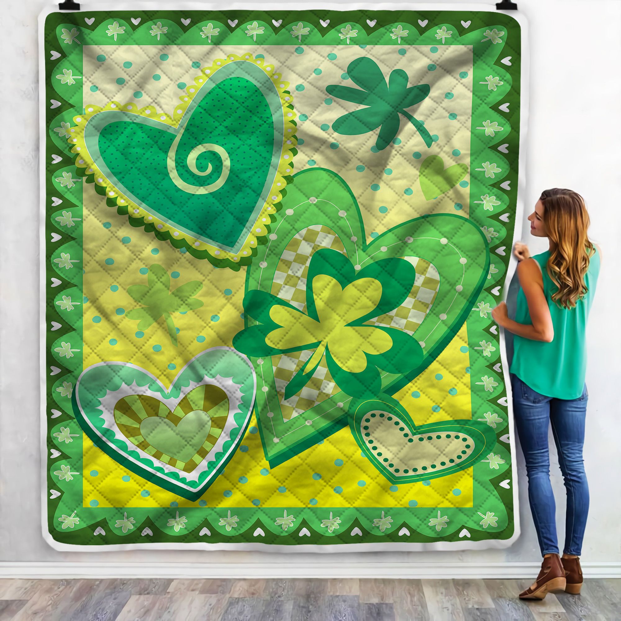 Heart Of The Patrick Fleece Blanket