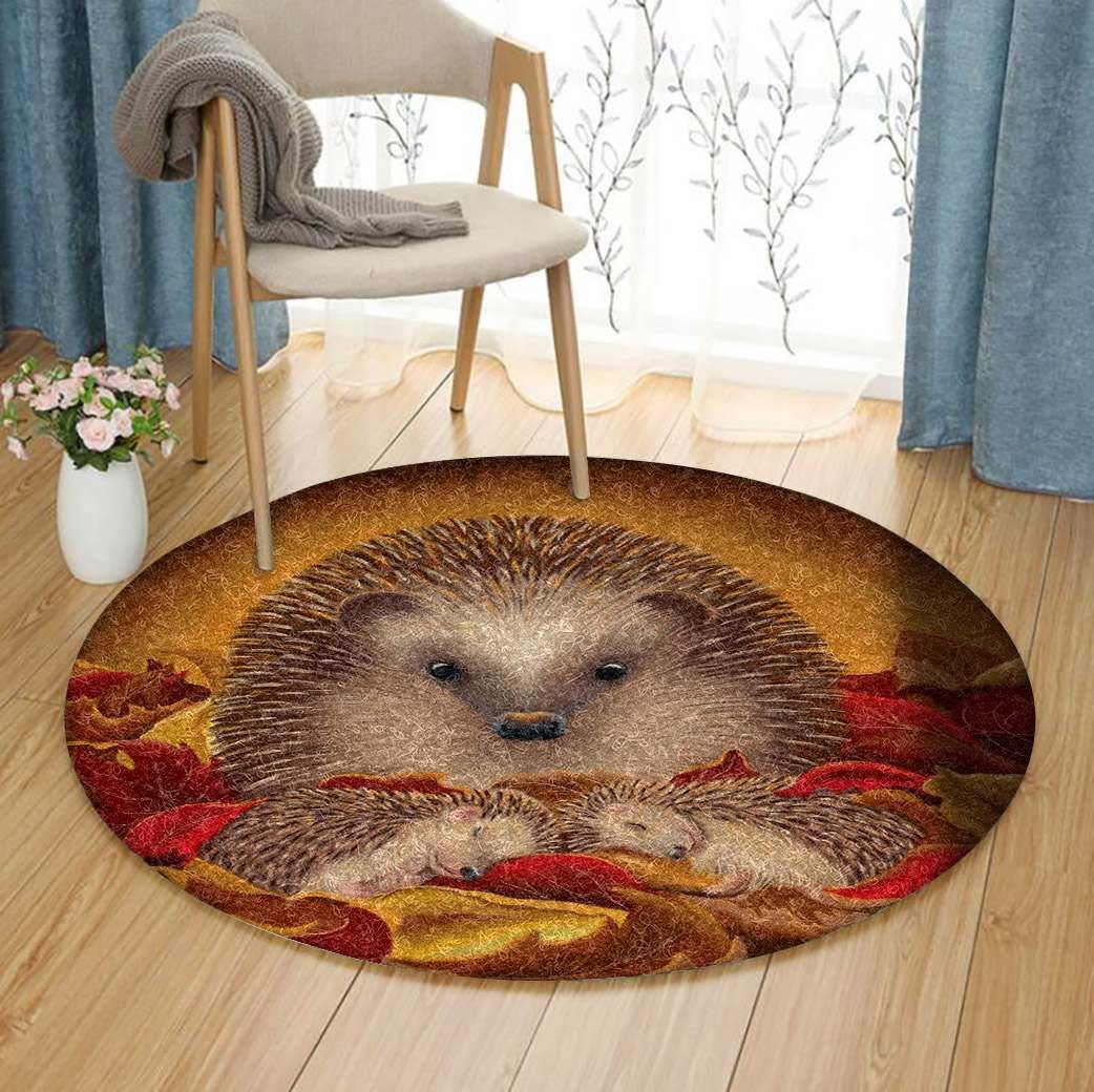 Hedgehog Round Carpet