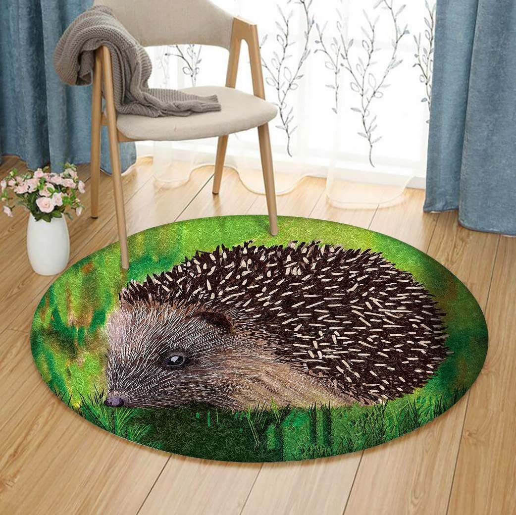 Hedgehog Round Carpet