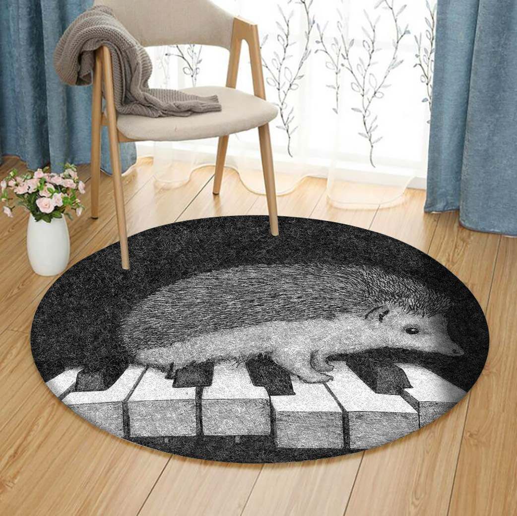 Hedgehog Round Carpet