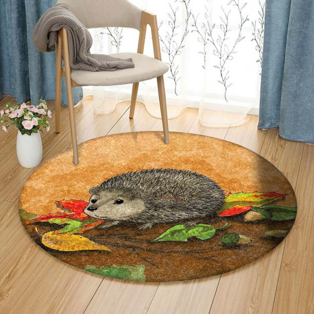 Hedgehog Round Carpet