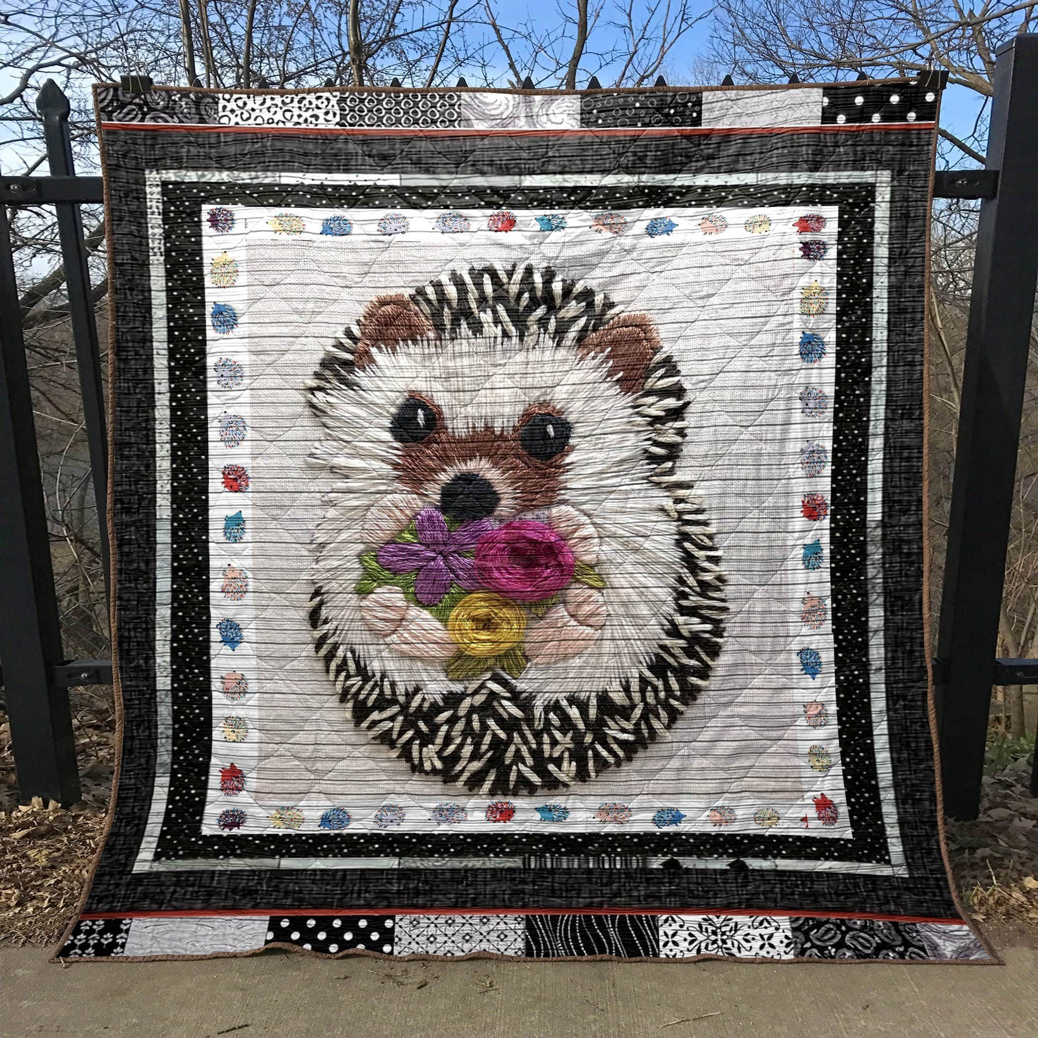 Hedgehog Hedgehog Baby GS-CL-DT0107 Quilt Blanket