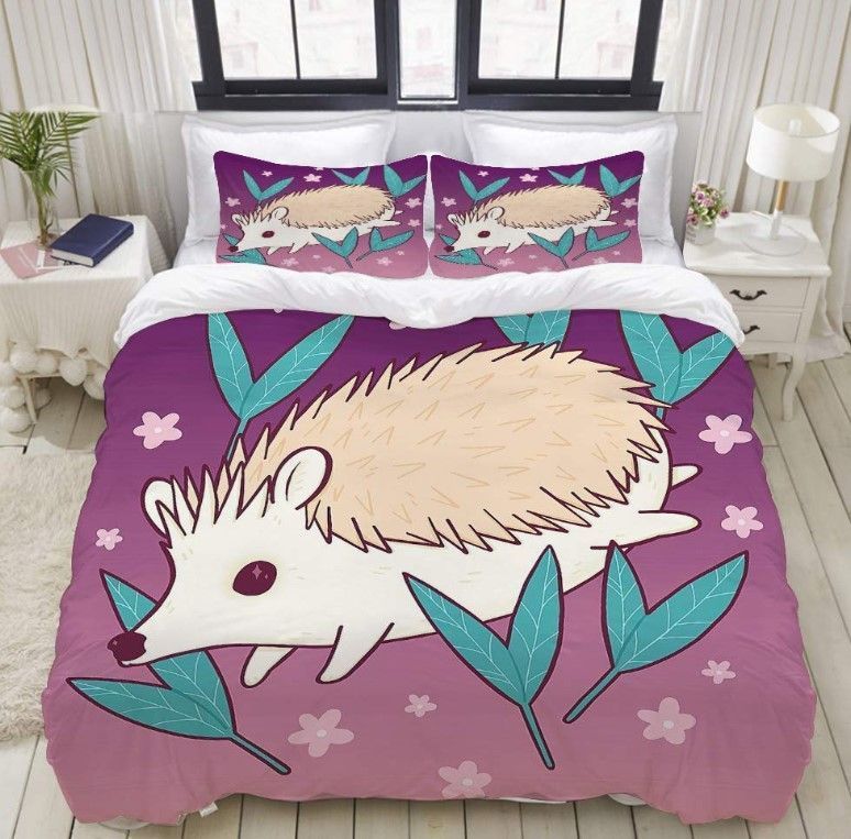 Hedgehog Leaf Bedding Set