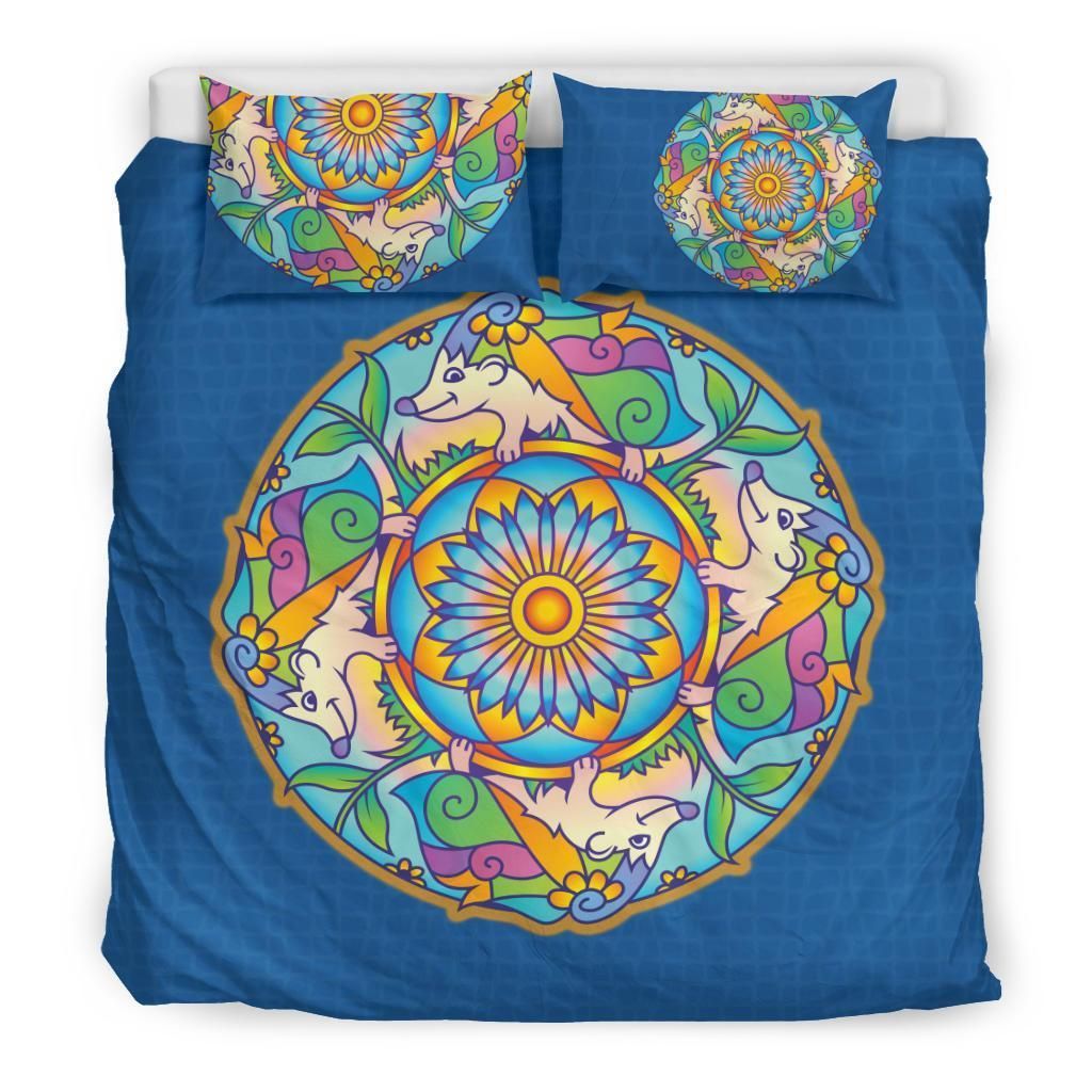 Hedgehog Mandala Bedding Set