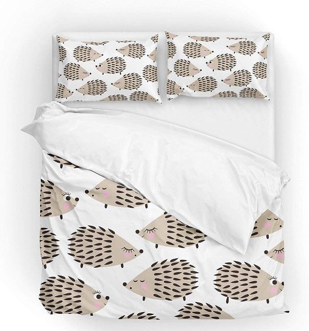 Hedgehog Pattern Bedding Set