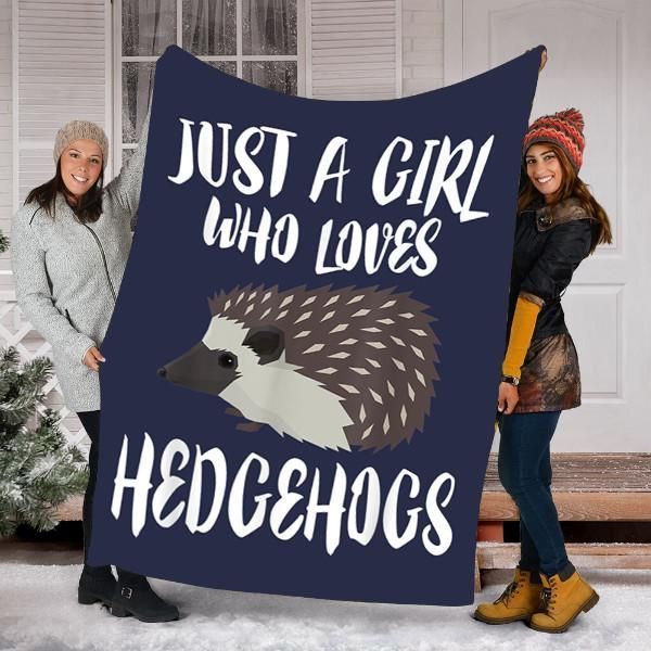 Hedgehogs Owner Sherpa Fleece Blanket