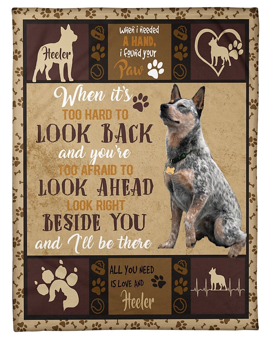 Heeler All You Need Sherpa Fleece Blanket