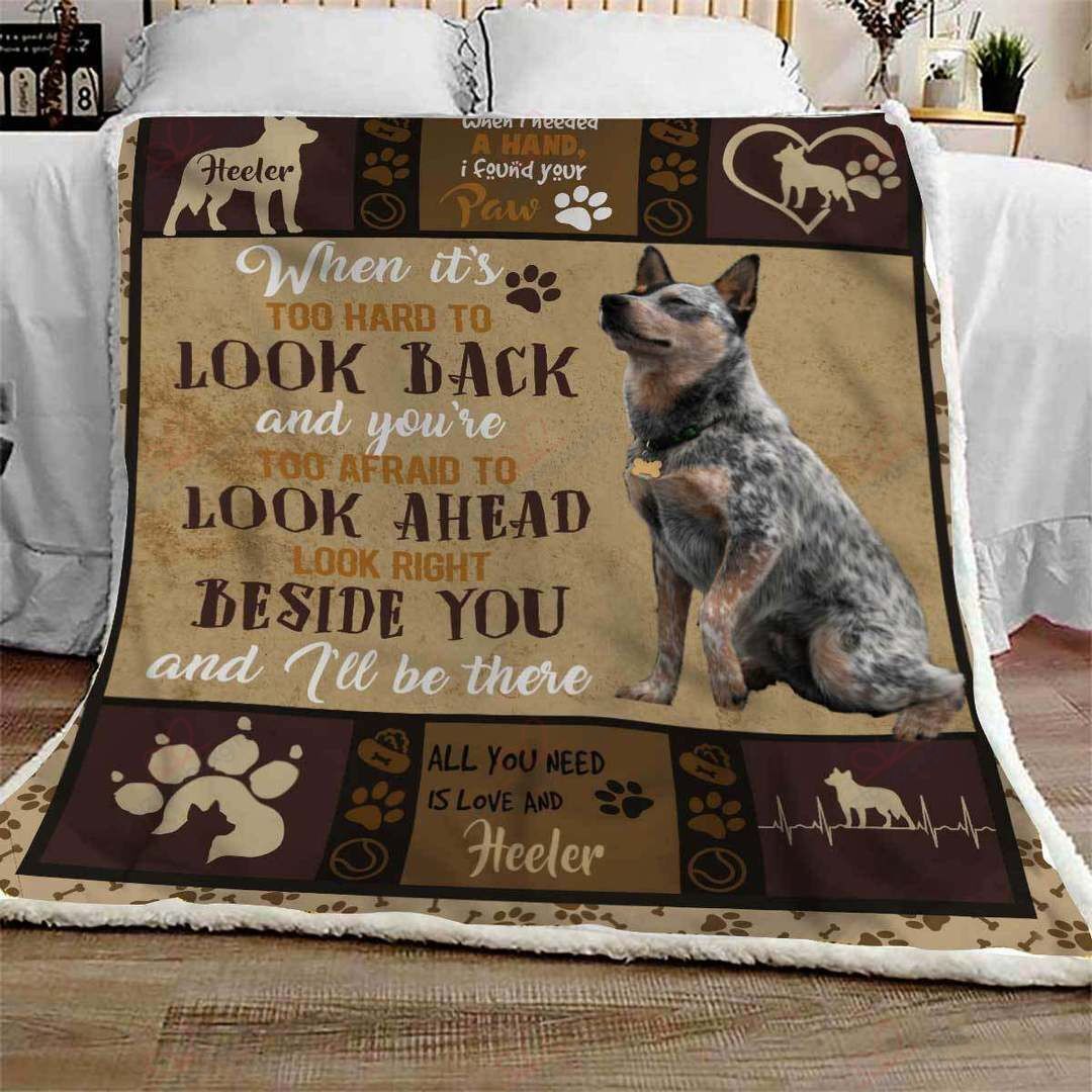 Heeler Fleece Blanket