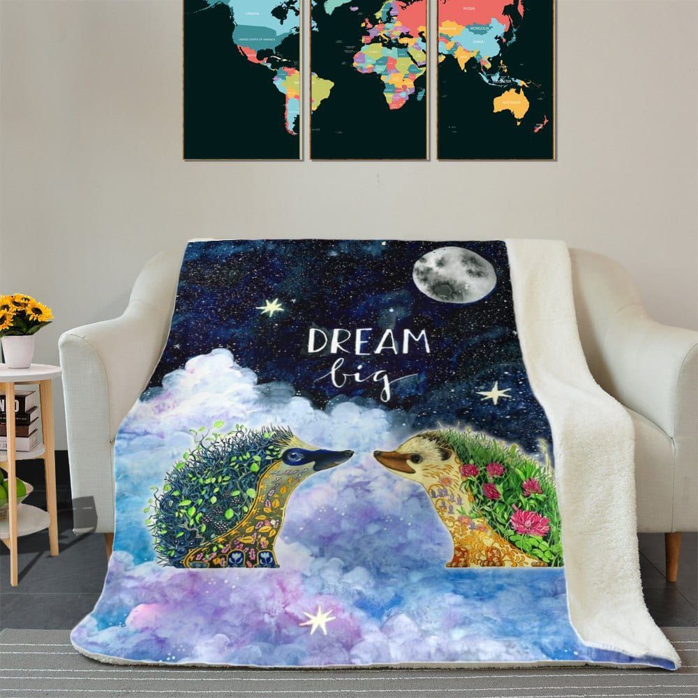 Hegdog Sherpa Fleece Blanket