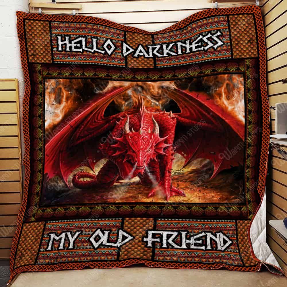 Hello Darkness Dragon Washable Quilt Blanket P52 Dhc1312221Dd