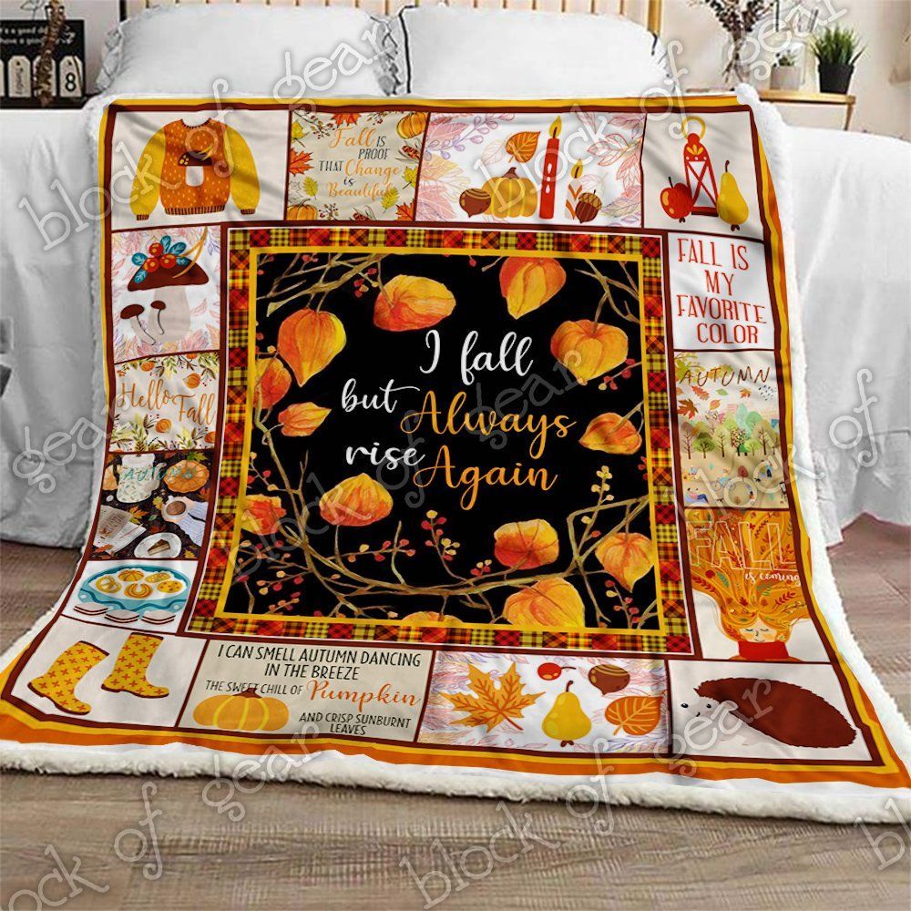 Hello Fall Fleece Blanket