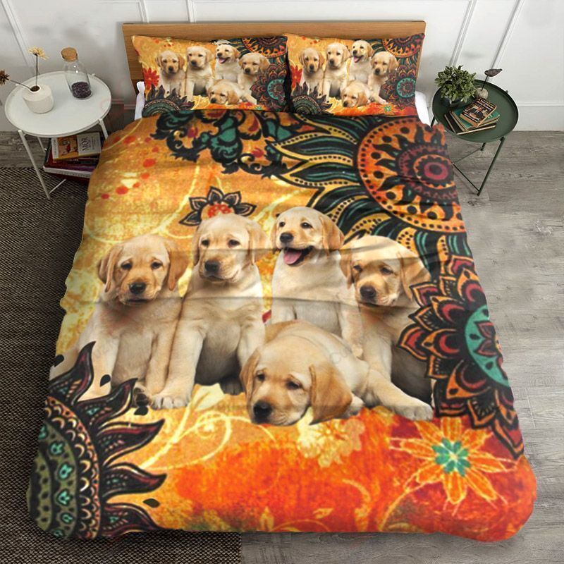 Henna Labrador Retriever Bedding Set