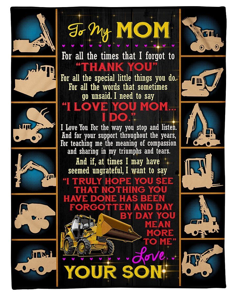 Heo Son To Mom I Love You Fleece Blanket Fleece Blanket