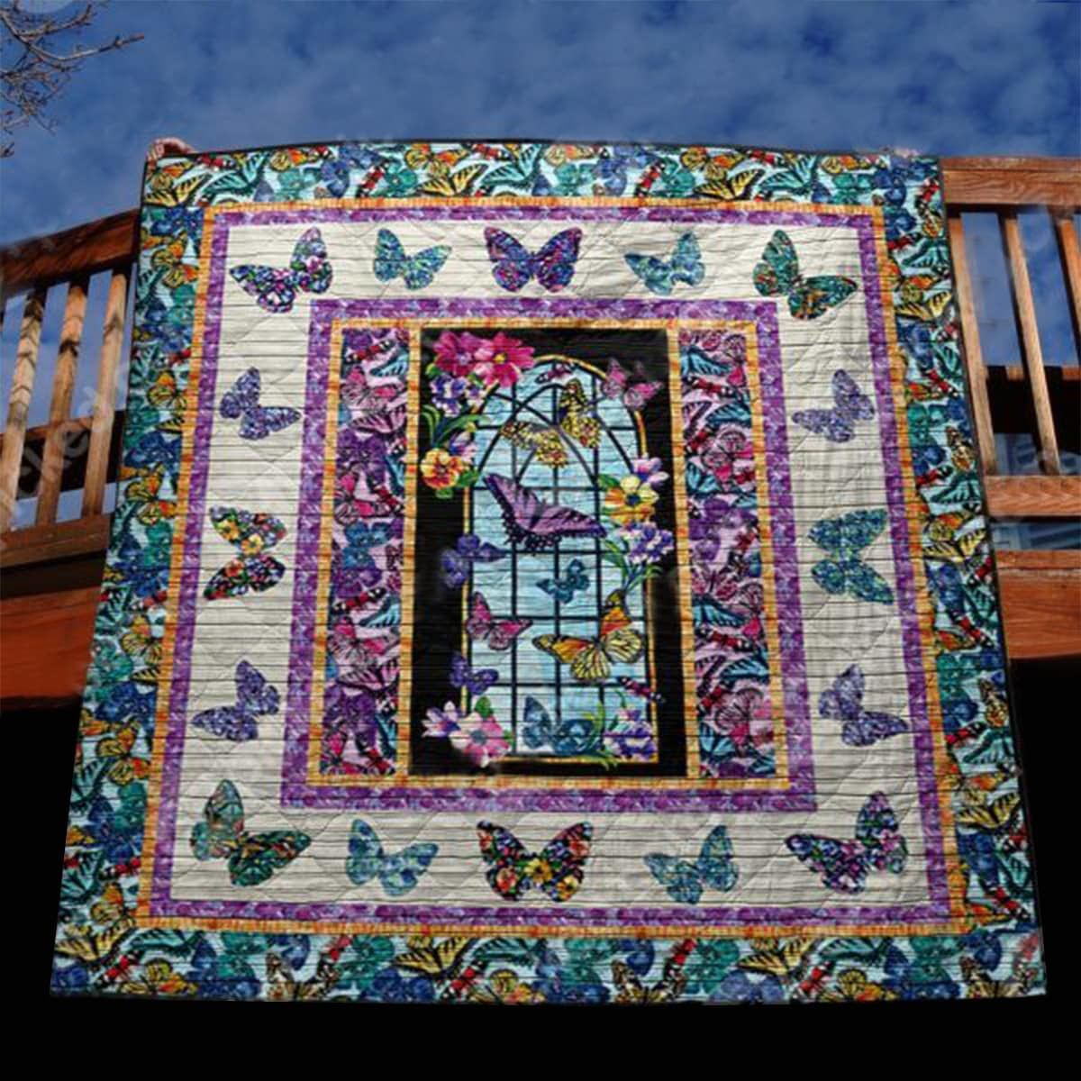 Hha2207 Butterfly Season Of Love Quilt Christmas Gift Dhc16122639Dd