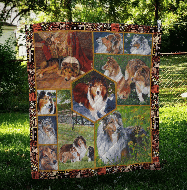 Hha2609 Shetland Sheepdog You Are My Sugar Quilt Dhc16123167Dd