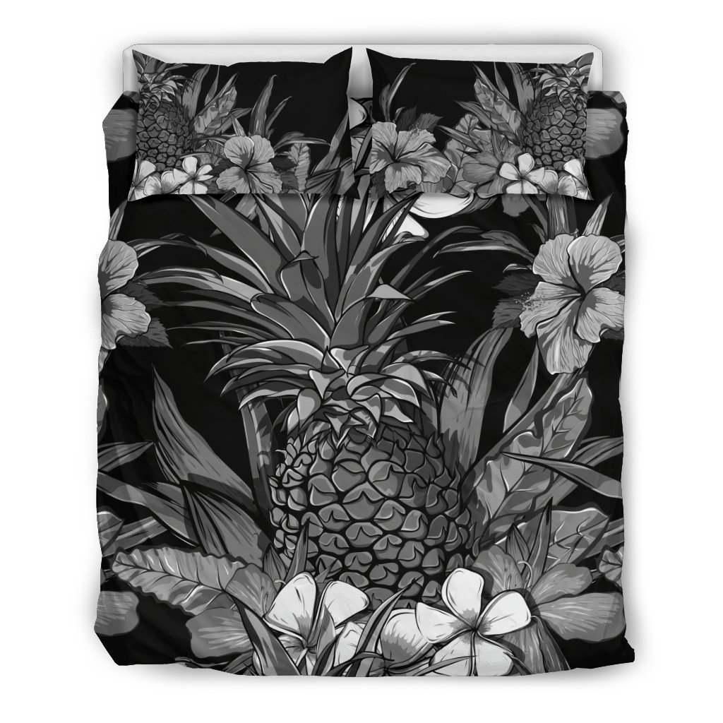Hibiscus And Pineapple Bedding Set
