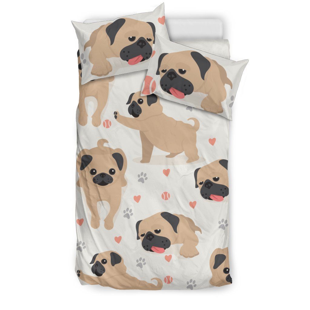 High Five Pug Bedding Set
