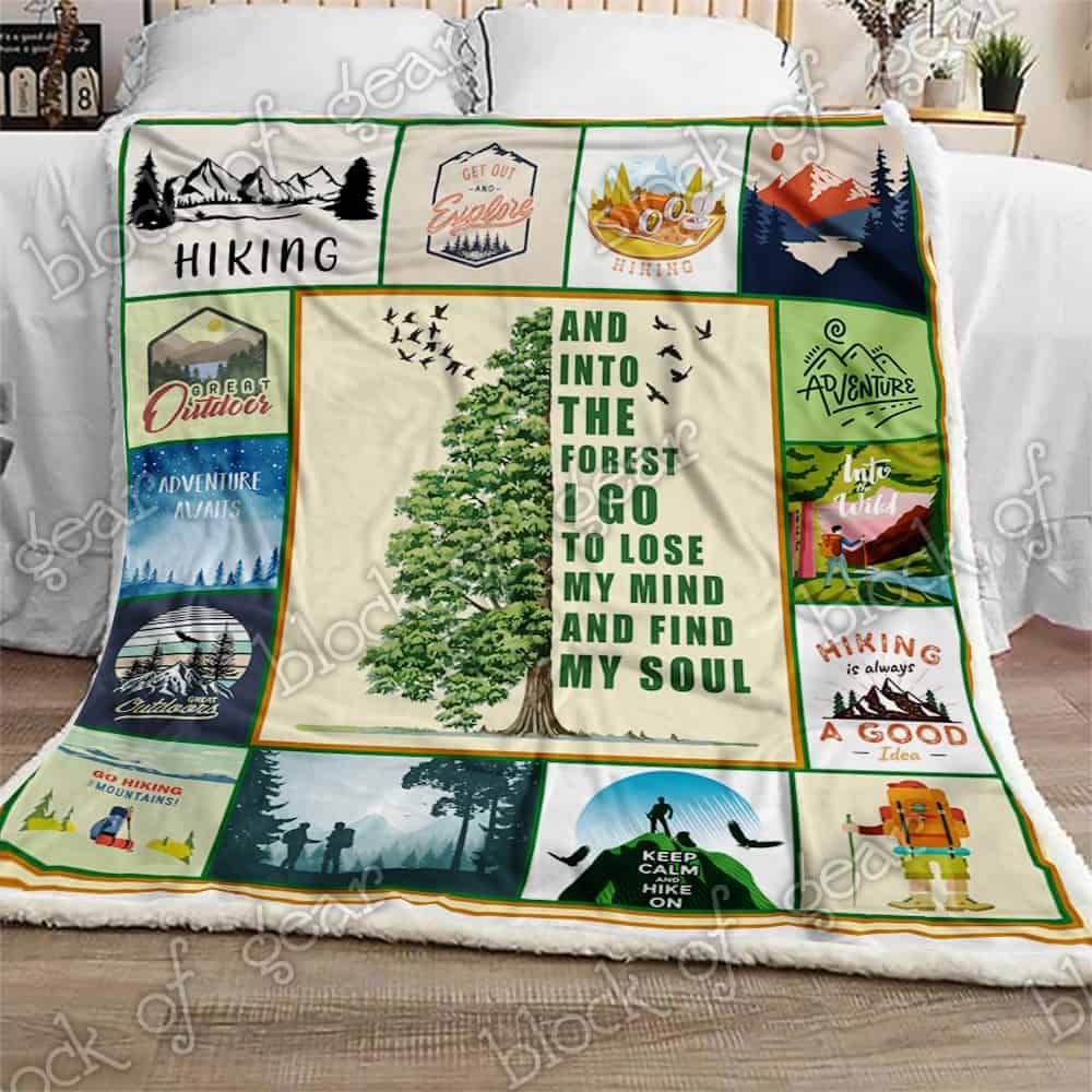 Hiking A Part Of My Life Fleece Blanket