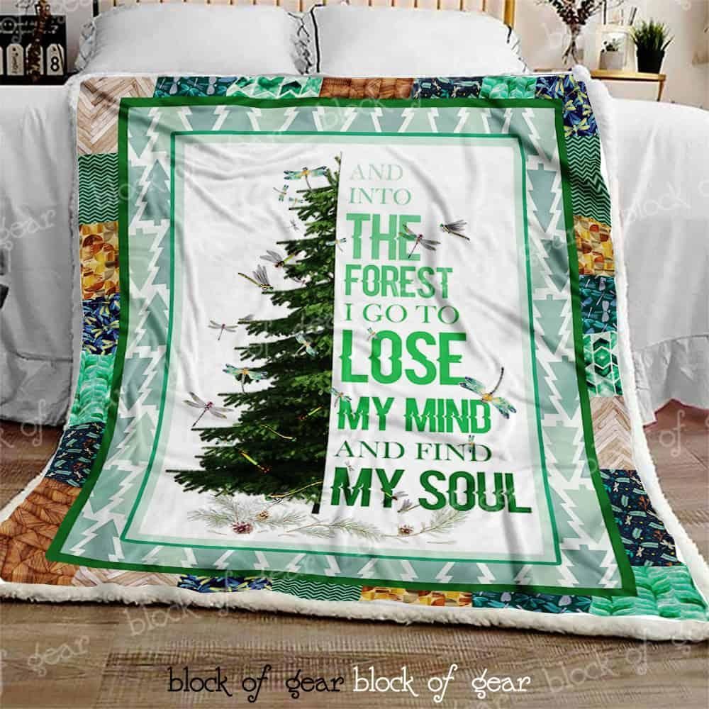 Hiking Sherpa Fleece Blanket