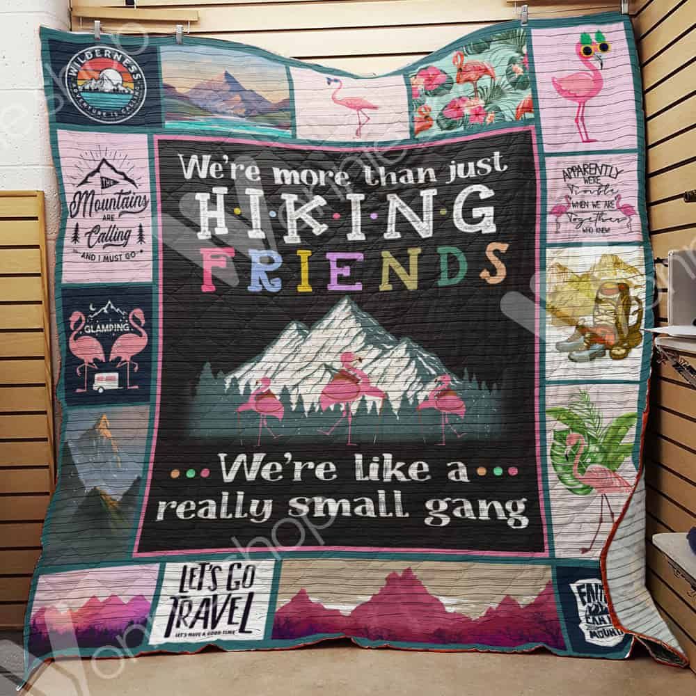 Hiking Flamingo Quilt Blanket DHC1002748TD