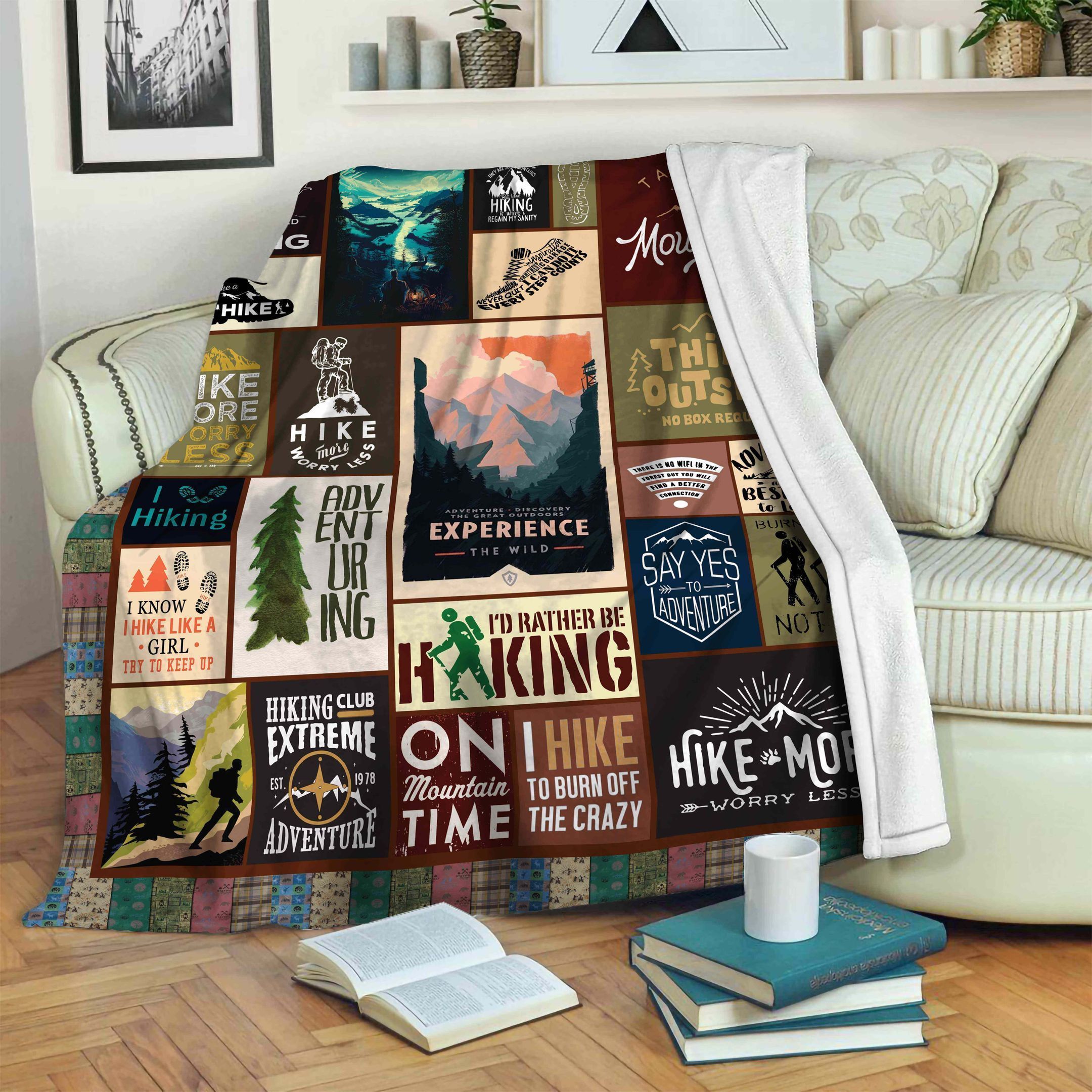 Hiking Fleece Blanket
