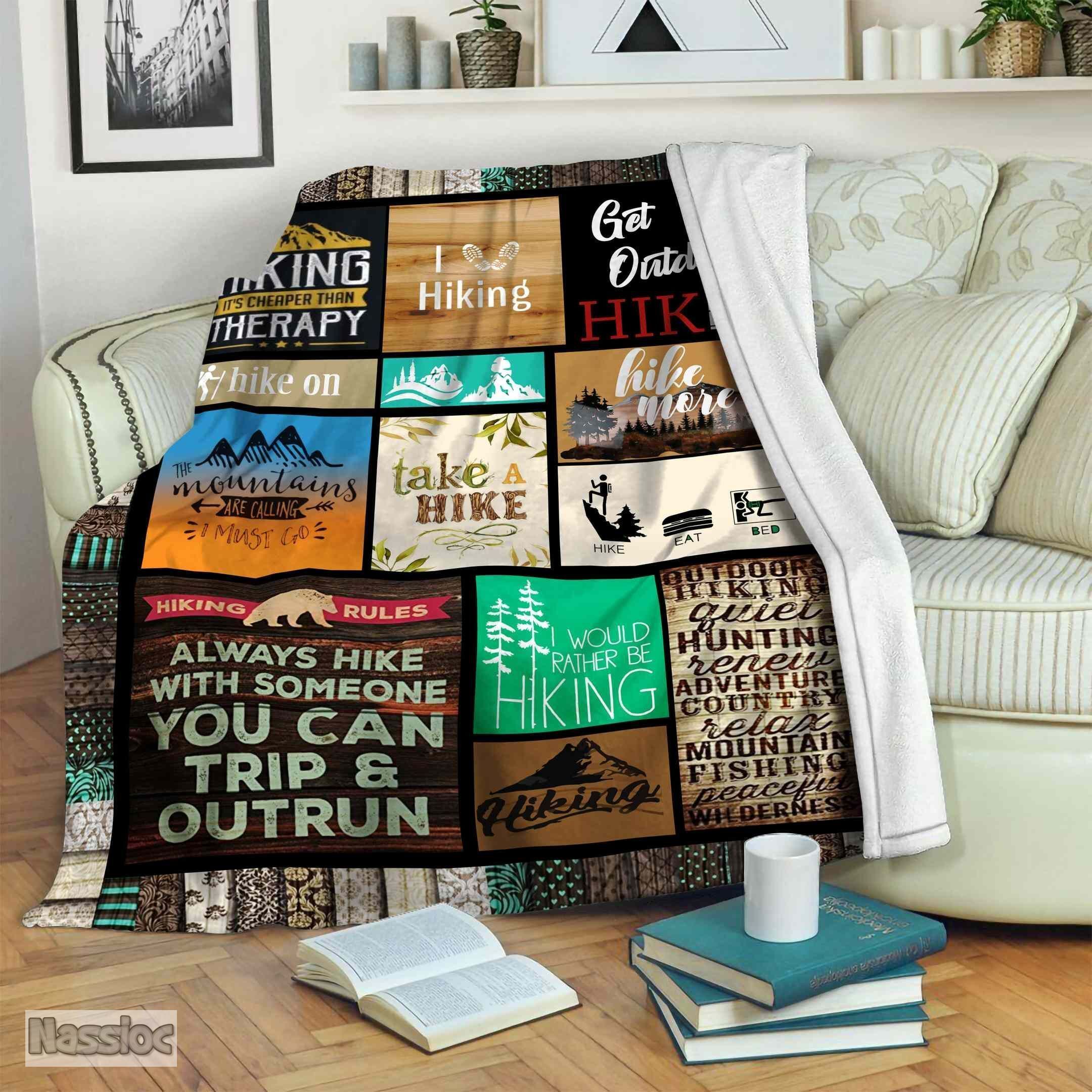 Hiking Fleece Blanket