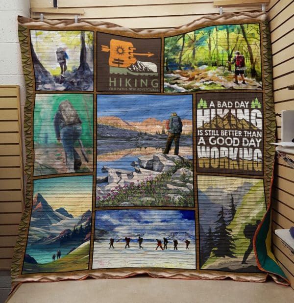 Hiking Going Up The Country Quilt Blanket DHC0201201078TD