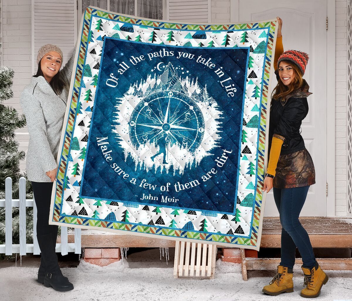 Hiking Make Sure A Few Are Dirt Quilt Blanket Dhc09121202Dd