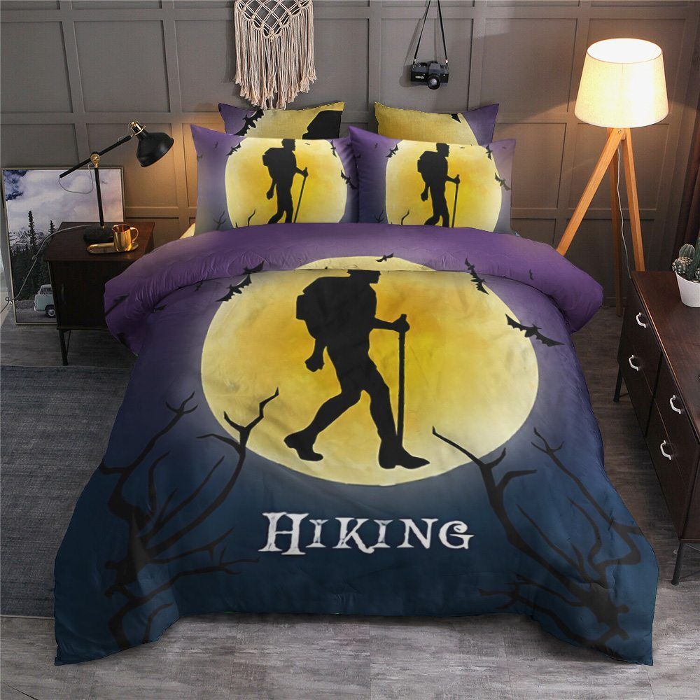 Hiking Cotton Bed Sheets Spread Comforter Bedding Set