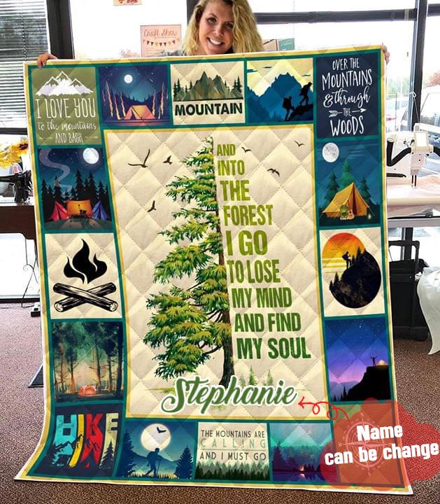 Hiking Personalized Quilt Blanket HHC120622