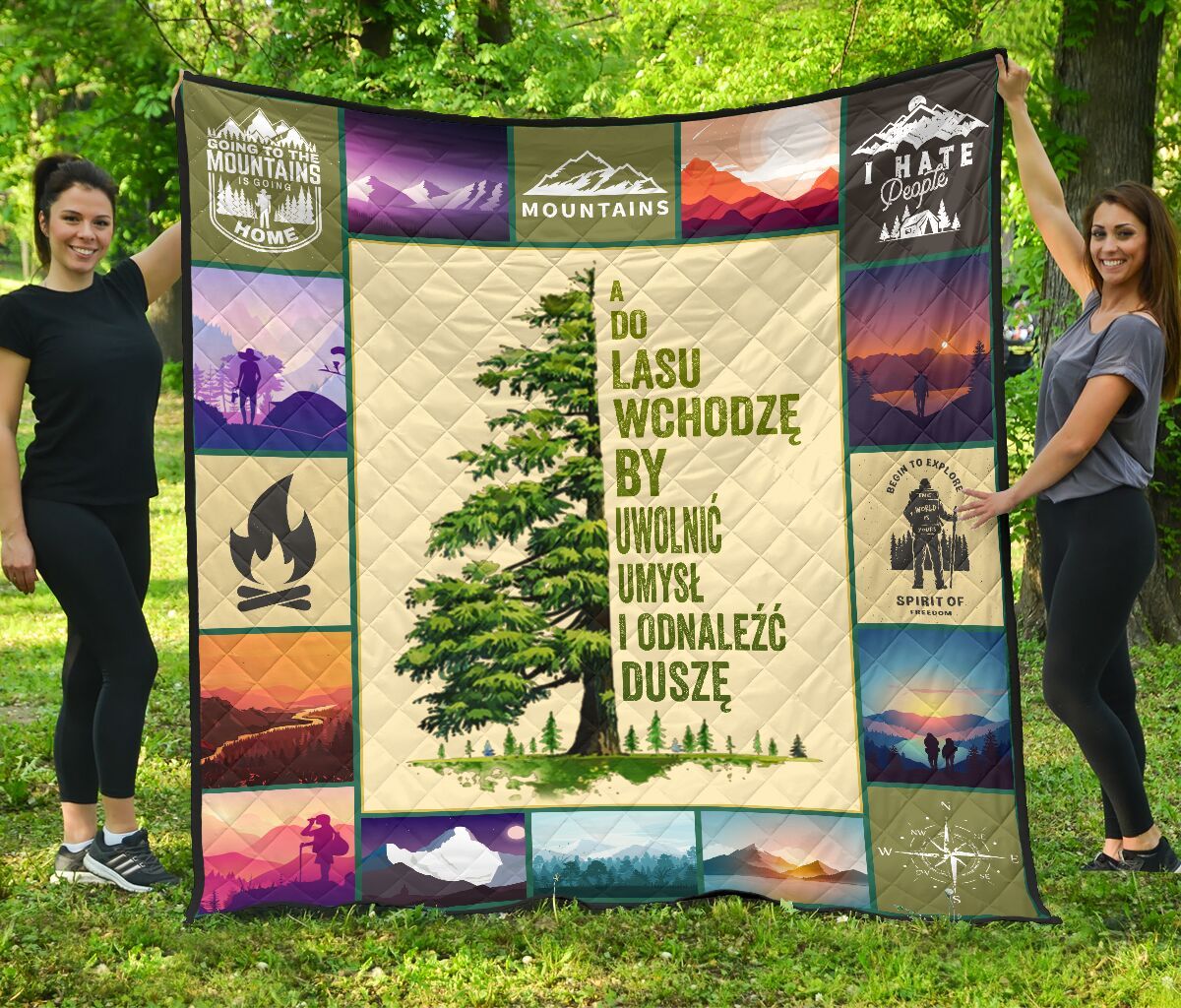 Hiking Polish Quilt Blanket DHC170120674TD